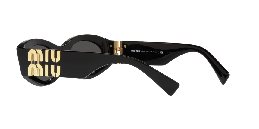 MIUMIU-11W/S 1AB5S0 NEGRA/NEGRA ORO 54*21, Negro, hi-res image number 3