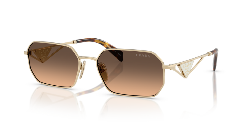 PRADA-A51S/S ZVN50C PALE GOLD(BROWN GRADIENT GREY 58*17, Oro pálido, hi-res image number 0