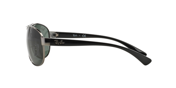 RB-3386 004/71*3N GUN MTL/NEGRO (VERDE) 63*13, Negro, hi-res 2