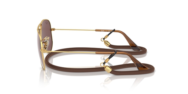 RJ-9506S 223/6G*3N ARISTA(BROWN MIRR SILVER + cordon marron 52*14, Dorado, hi-res 2