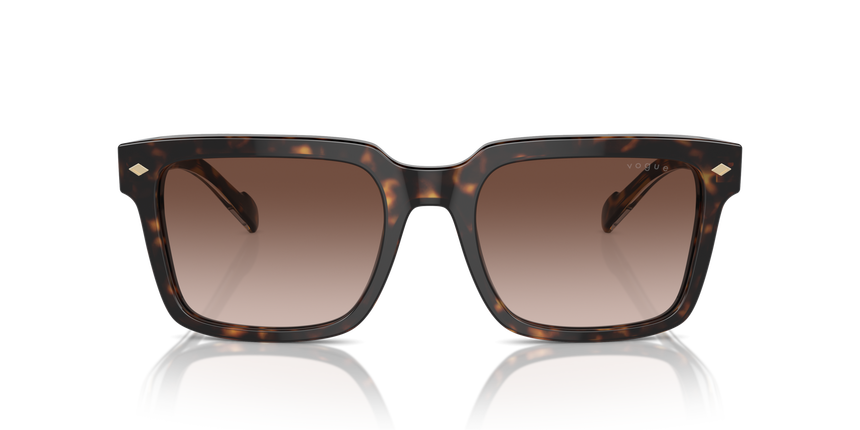 VOGUE-5573/S W65613 DARK HAVANA(GRADIENT BROWN 55*20, Havana, hi-res image number 1