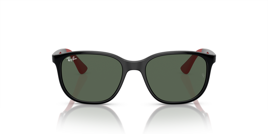 RJ-9078S 713171 BLACK ON RUBBER RED(DARK GREEN 48*16, Negro | Rojo, hi-res image number 1