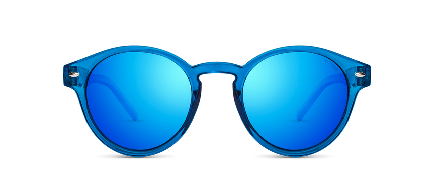 KYPERS-MANHATTAN/S MAH002 CRYTAL  BLUE W/ BLUE REVO CAT.3 49*22, Azul transparente, hi-res image number 1