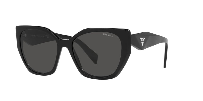 PRADA-19ZS/S 1AB5S0 BLACK(DARK GREY 55*17, Negro, hi-res image number 0