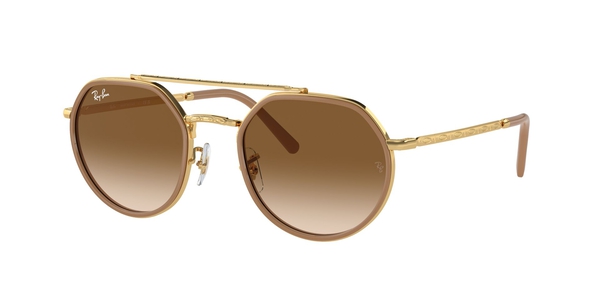 RB-3765 001/51 ARISTA(CLEAR GRADIENT BROWN 53*22, Dorado, hi-res 0