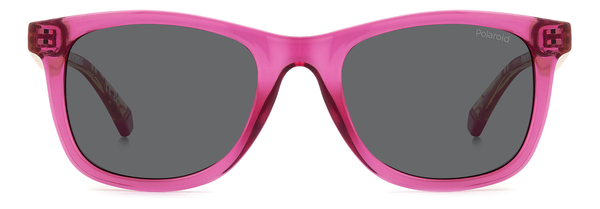 POLAROID-KIDS-8060/S MU1*M9 FUCHSIA(GREY POLARIZED 46*18, Rosa, hi-res 1