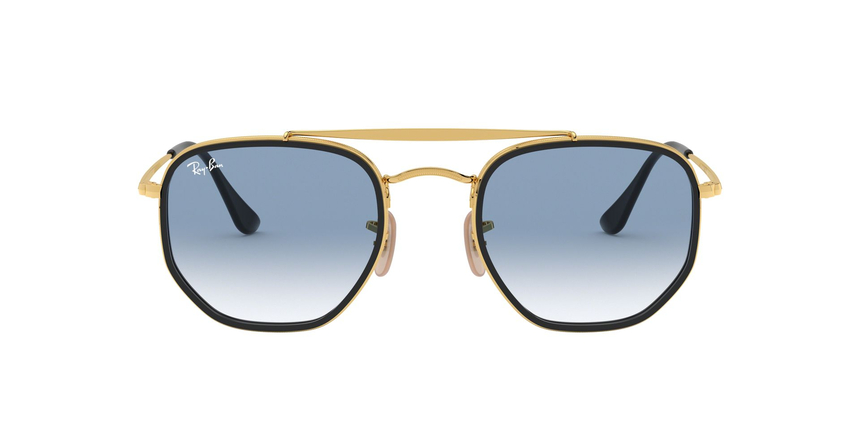 RB-3648M 91673F GOLD (CLEAR GRADIENT BLUE) 52*23, Dorado-Negro, hi-res image number 1