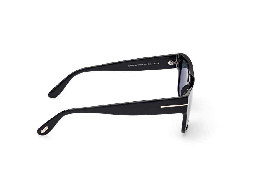 TOMFORD-0907/S 01V shiny black  (blue 55*19, Negro, hi-res image number 6