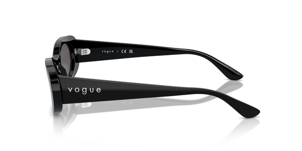 VOGUE-5582S/S W44/87 BLACK(BLACK SMOKE 53*20, Negro, hi-res 2