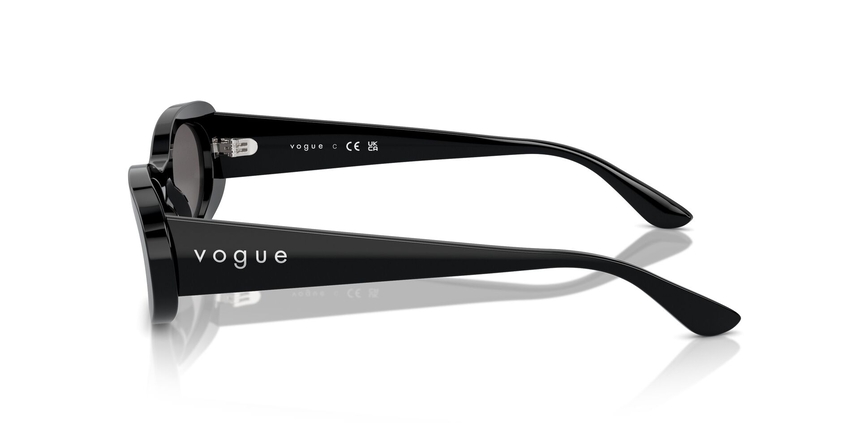 VOGUE-5582S/S W44/87 BLACK(BLACK SMOKE 53*20, Negro, hi-res image number 2
