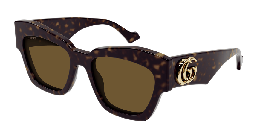 GUCCI-1422S/S 003 HAVANA(BROWN 55*19, Havana, hi-res image number 0