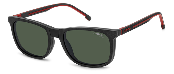 CARRERA-8918/C/G ( + CLIP) BLX*UC MATTE BLACK RED(GREEN POLARIZED 54*18, , hi-res 3