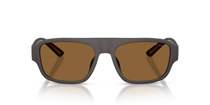 EMPORIO-4266U/S 618673 RUBBERIZED MATTE BROWN(BROWN 55*17, , hi-res image number 1
