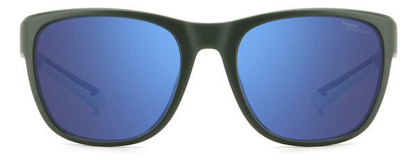 POLAROID-7051/S DLD*QG MATTE GREEN(BLUE MIRROR POLARIZED HIGH CONTRAST 57*19, Verde mate, hi-res 1