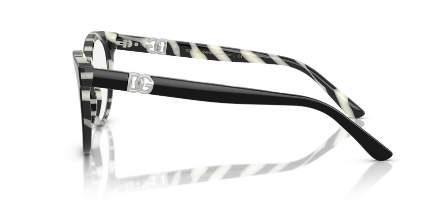 GABBANA-3399/G 3372 BLACK ON ZEBRA 52*20, , hi-res image number 2