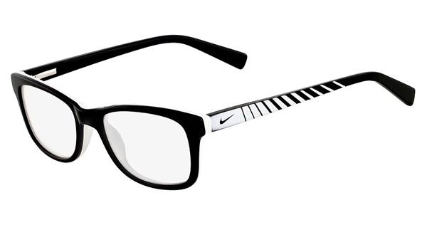 NIKE-JR-5509/G 010 BLACK/WHITE BLACK 48*17, Blanco-Negro, hi-res 0