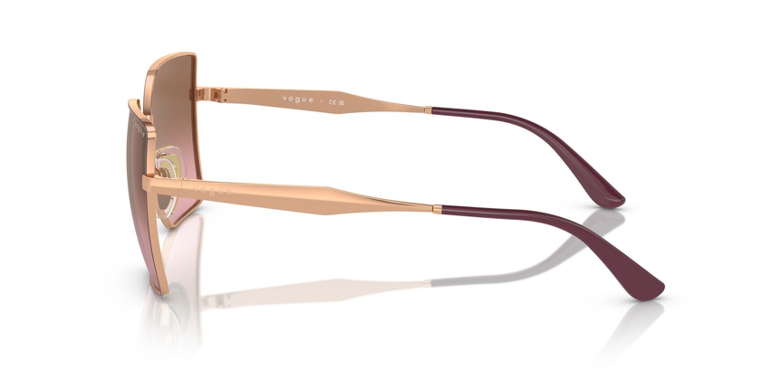 VOGUE-4284/S 518214 TOP BORDEAUX/ROSE GOLD(PINK GRADIENT BROWN 56*17, Rojo | Oro rosa, hi-res image number 2