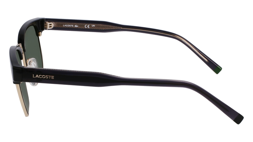 LACOSTE-L266S/S 001 BLACK/GOLD 51*20, Negro | Dorado, hi-res image number 2