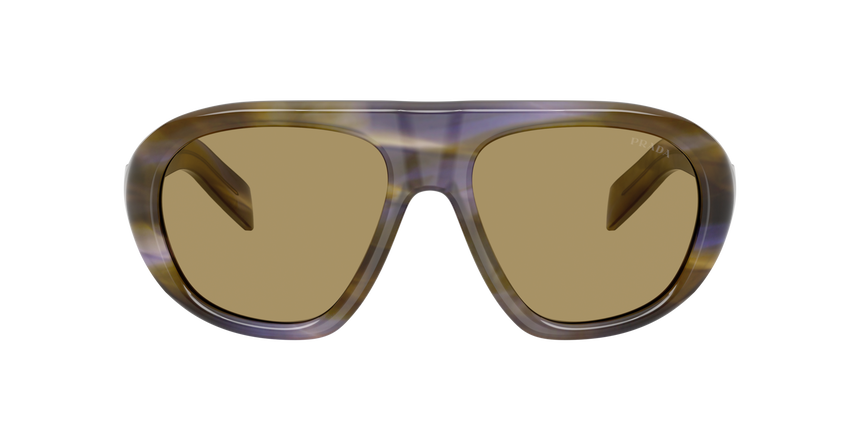 PRADA- C05S/S 23G70G STRIPED LAGUNA(GREEN OLIVE 57*18, , hi-res image number 1