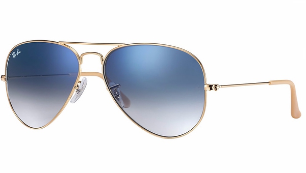 RB-3025 001/3F*2N ORO/AZUL 55*14, Dorado, hi-res 0