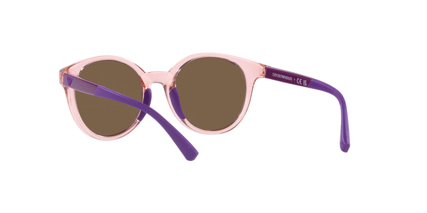 EMPORIO-KIDS-4185/S 554473 TRANSPARENT PINK(DARK BROWN 47*18, Rosa, hi-res image number 7