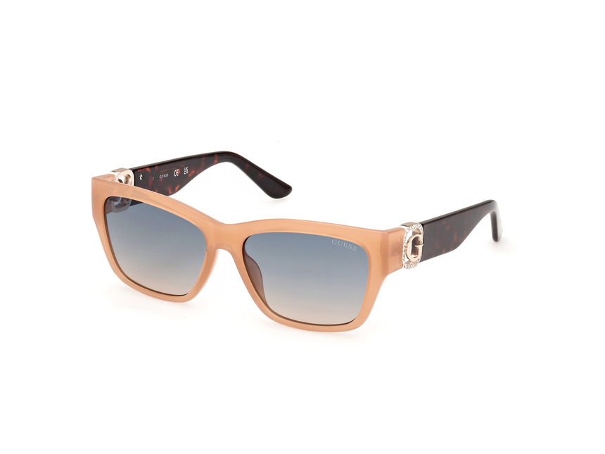 GUESS-00105/S 57P shiny beige 56*15, Beige | Havana, hi-res image number 0