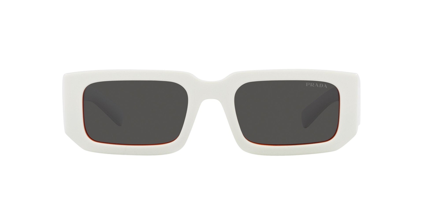 PRADA-06YS/S 17M5S0 TALC/ORANGE 53*21, Blanco, hi-res image number 1