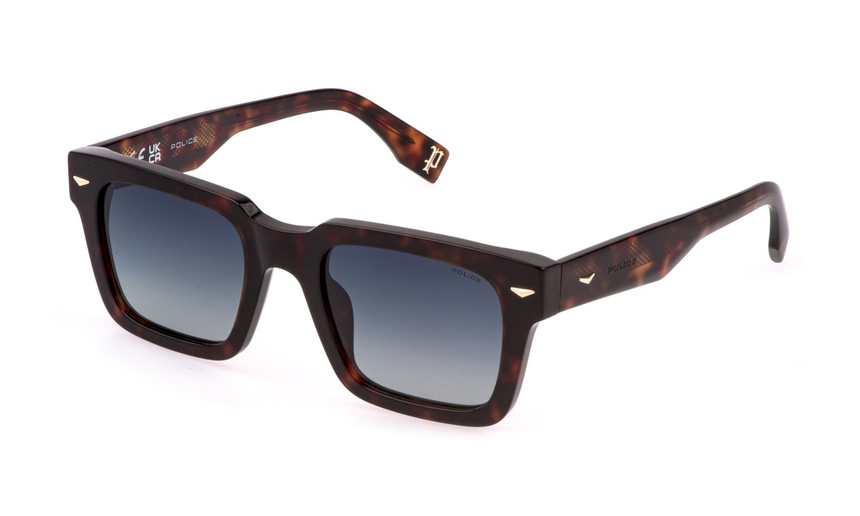 POLICE-88/S 0722 SHINY DARK HAVANA(SMOKE GRADIENT SMOKE 52*22, , hi-res image number 0