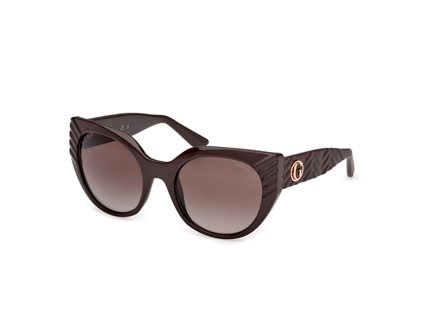 GUESS-00255/S 48F shiny dark brown 53*20, Marr&oacute;n, hi-res 0