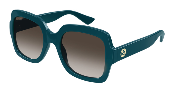GUCCI-1337S/S 004 BLUE(BROWN 54*22, Verde, hi-res 0