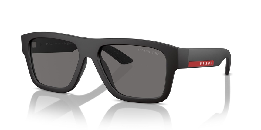 PRADA-SPORT-04ZS/S DG002G BLACK RUBBERED(DARK GREY POLAR 56*16, Goma negra, hi-res image number 0