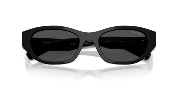 MIUMIU-A03S/S 16K08Z BLACK 53*19, Negro, hi-res 3