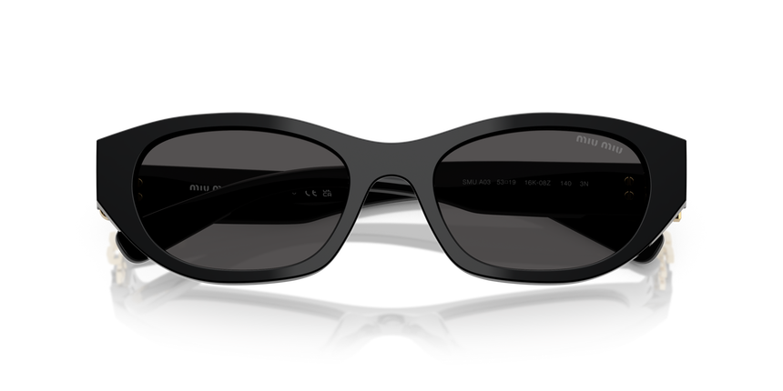 MIUMIU-A03S/S 16K08Z BLACK 53*19, Negro, hi-res image number 3