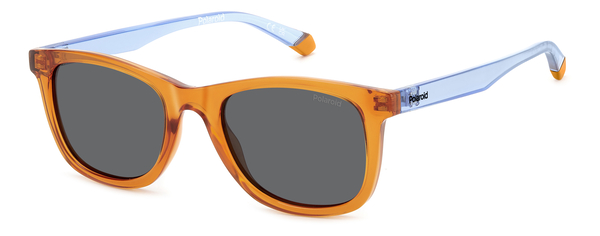 POLAROID-KIDS-8060/S L7Q*M9 ORANGE(GREY POLARIZED 46*18, Naranja, hi-res 0
