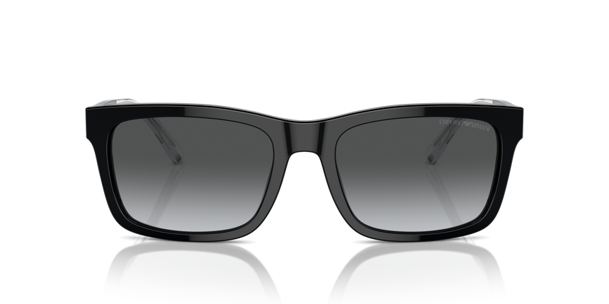 EMPORIO-4224/S 5017T3 SHINY BLACK(DARK GREY POLAR 57*19, Negro, hi-res image number 1