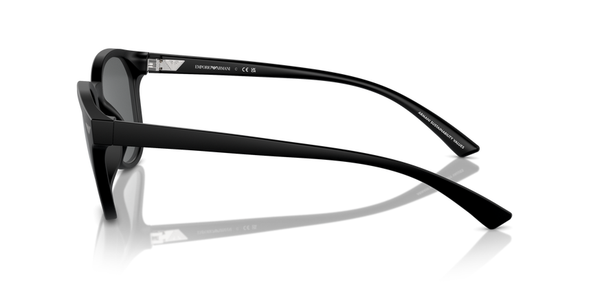 EMPORIO-4225U/S 500187 MATTE BLACK(DARK GREY 53*20, Negro mate, hi-res image number 2