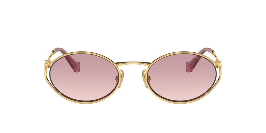 MIUMIU-52YS/S 5AK06S GOLD (BROWN GRADIENT VIOLET 54*21, Dorado, hi-res image number 1