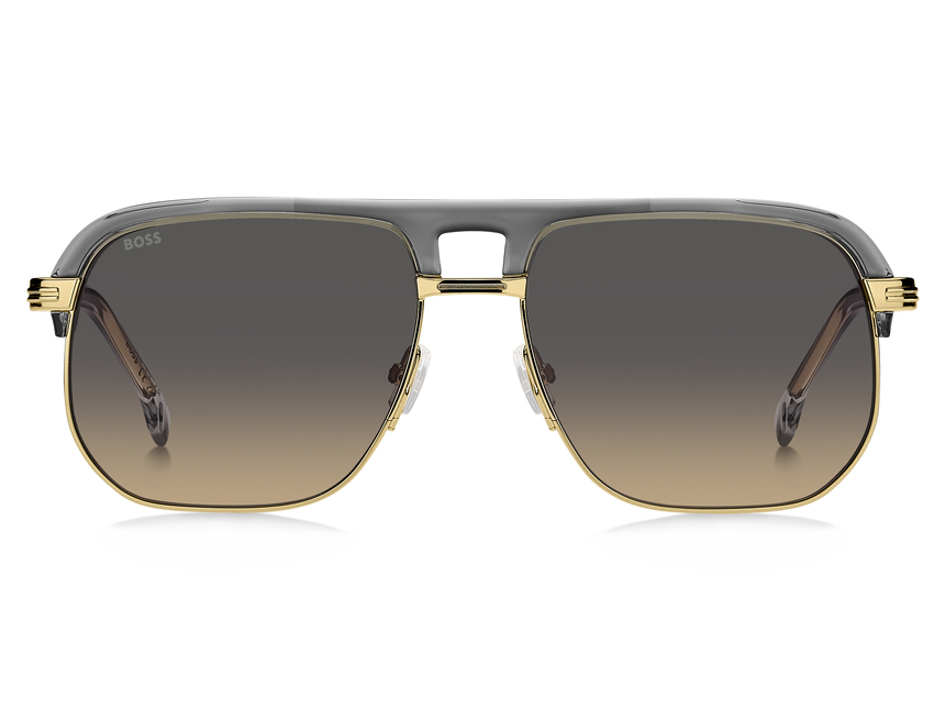 BOSS-1752/S FT3*PR GREY GOLD(GREY BROWN DOUBLESHADE 59*17, Gris | Dorado, hi-res image number 1