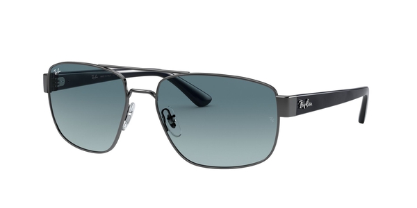 RB-3663 004/3M SHINY GUNMETAL(BLUE GRADIENT GREY 60*17, Verde, hi-res 0
