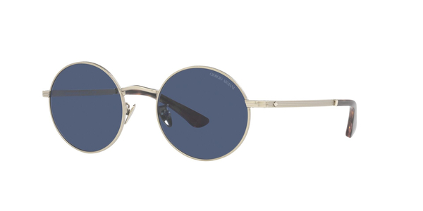 ARMANI-6140/S 300280 MATTE PALE GOLD(DARK BLUE 50*20, Plata, hi-res 0