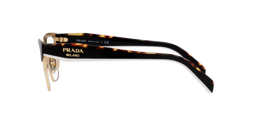 PRADA-65YV/G AAV1O1 BLACK/PALE GOLD 53*18, Negro, hi-res image number 9