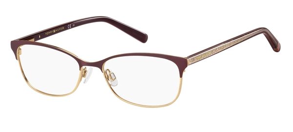 TOMMYHILFIGER-1777/G DXL RD GLT 52*16, Dorado-Granate, hi-res 0