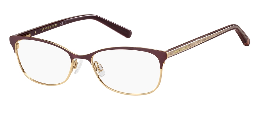 TOMMYHILFIGER-1777/G DXL RD GLT 52*16, Dorado-Granate, hi-res image number 0