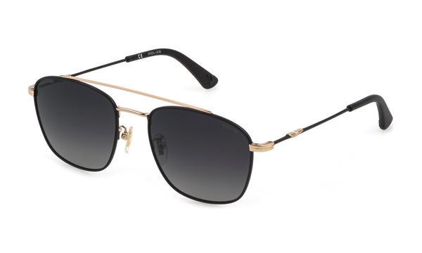 POLICE-996E/S 302P ROSE GOLD WITH SEMI MATT BLACK PARTS(SMOKE GR 55*19, Dorado, hi-res 0