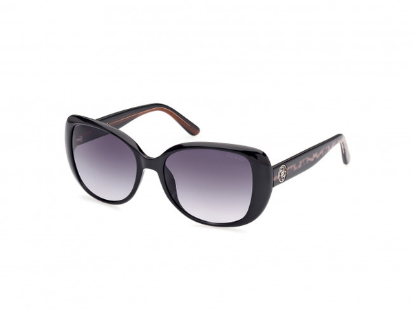 GUESS-7822/S 01B shiny black  (gradient smoke 56*17, Negro, hi-res 0