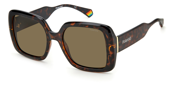 POLAROID-6168/S 086*SP HAVANA(BRONZE POLARIZED 54*20, Havana, hi-res 0