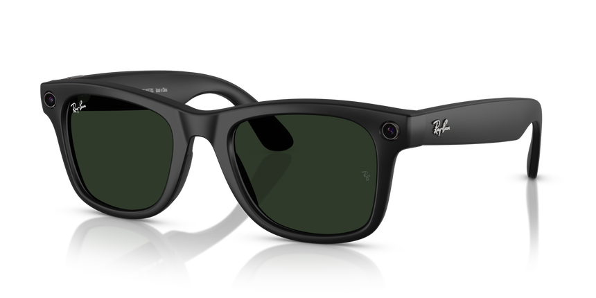 RB-META-4008 601S1M MATTE BLACK(TRANSITIONS GRAPHITE GREEN 53*22, Negro mate, hi-res image number 1