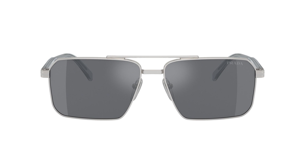 prada-a57s/s 1bc175 silver/dark grey flash silver 61*15