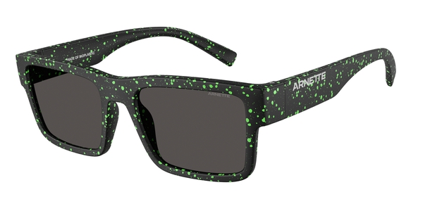 arnette-4344 297187 mt black/gekko green splatter 54*19