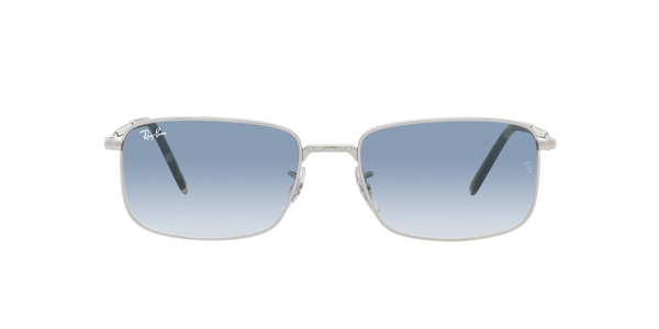 RB-3717 003/3F*2N SILVER(CLEAR GRADIENT BLUE 57*18, Plateado, hi-res 1